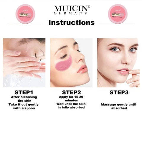 MUICIN - Spot Away Clarifying Eye Patches & Cleanser - Targeted Eye Care