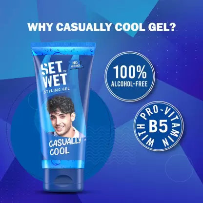 Set wet Styling Gel Casually Cool 100g