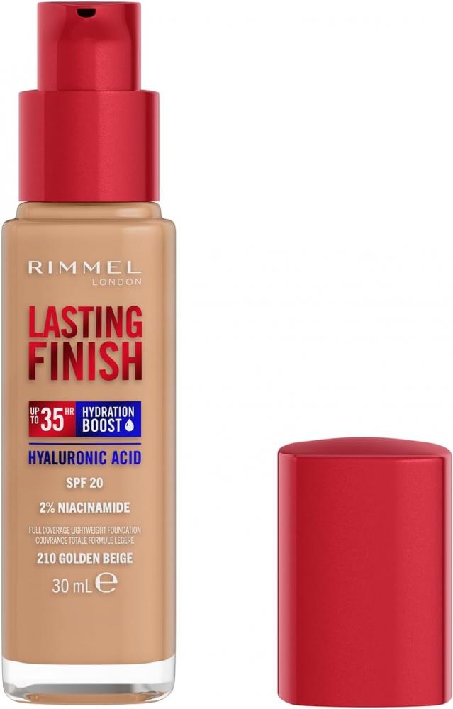 Rimmel - Lasting Finish Hyaluronic Acid long-lasting 210 Golden Beige