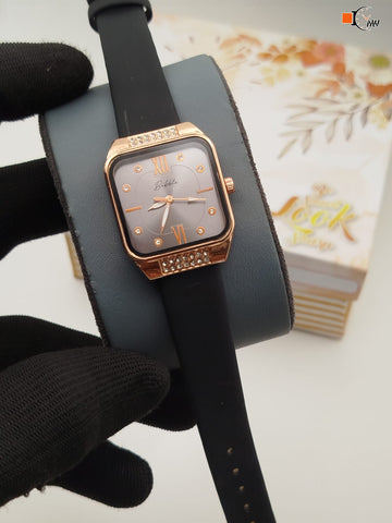 Square Shape Women Watch With Straps