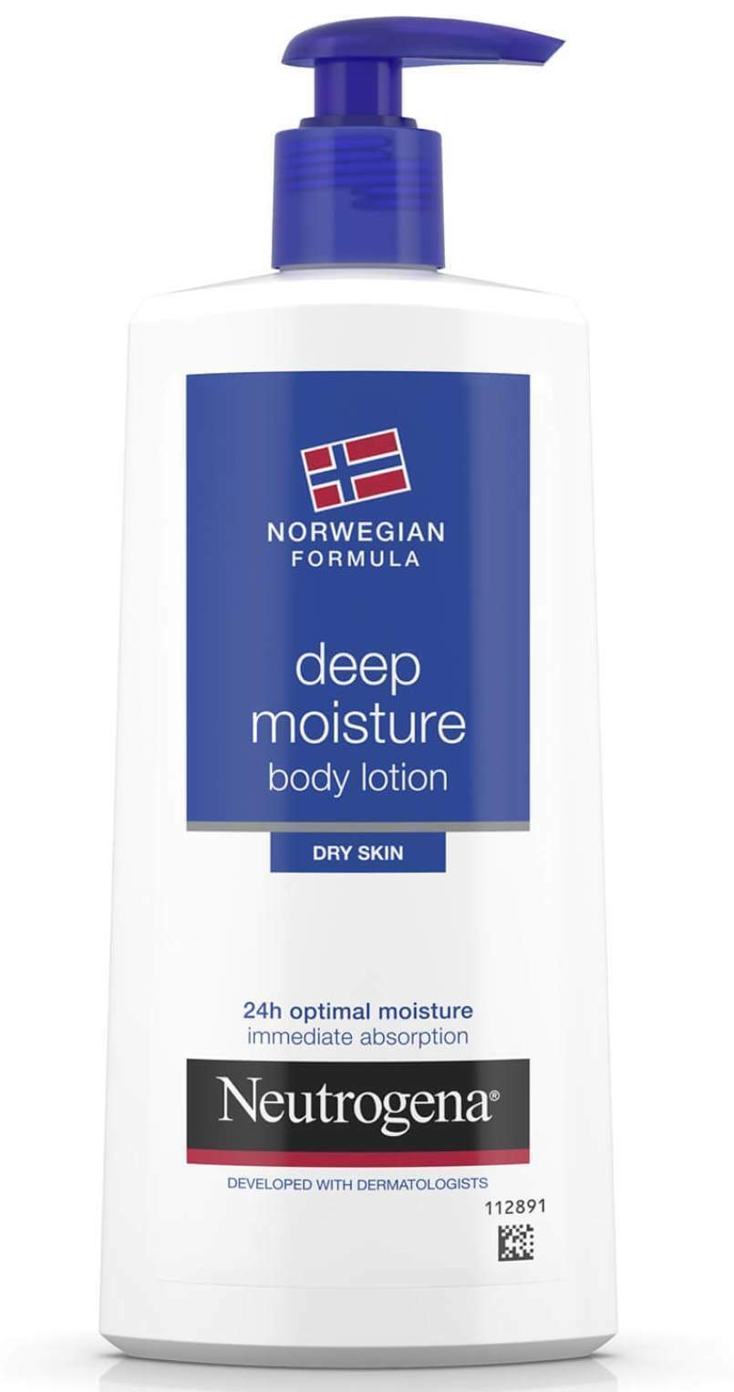 Neutrogena Deep Moisture Dry Body Lotion, Fast Absorbing Body Lotion For Dry Skin, 250ml