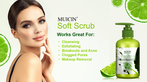 MUICIN - Green Organic Soft Facial Scrub - 200Ml