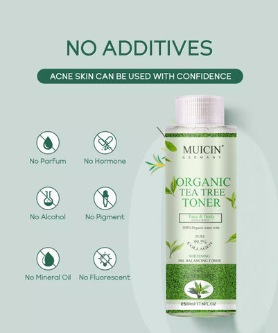 MUICIN - Tea Tree Hydrating & Soothing Toner - Balance & Moisturize