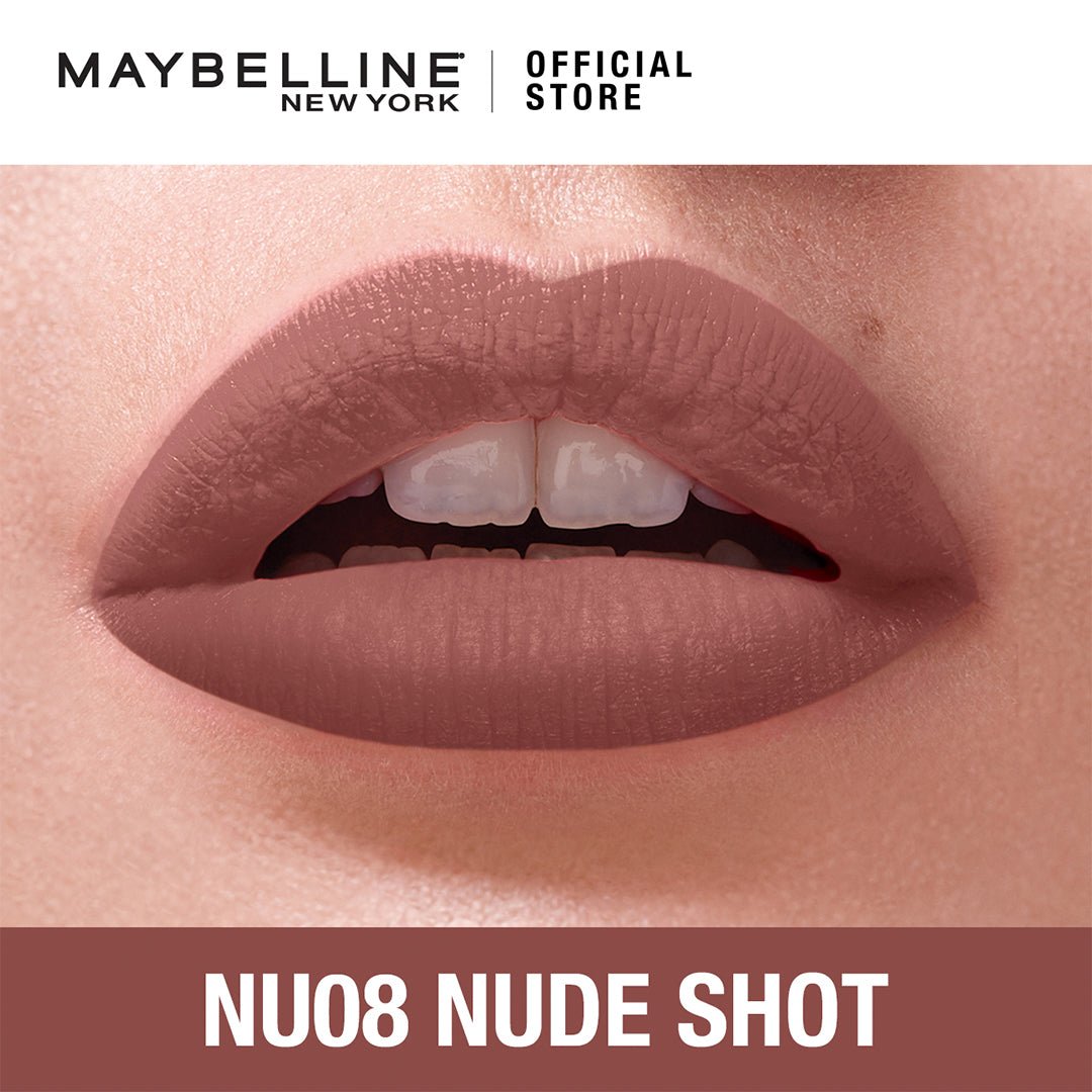 Maybelline New York- Sensational Liquid Matte NU08 Nude Shot