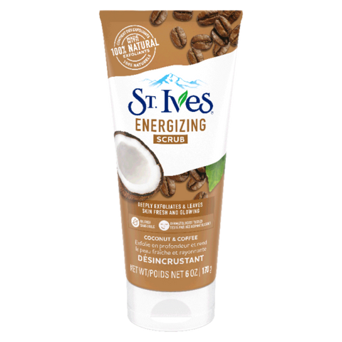 ST.IVES 170G ENERGIZING COCONUT & COFFEE SCRUB