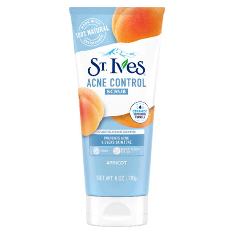 ST.IVES 170G ACNE CONTROL BLEMISH APRICOT SCRUB