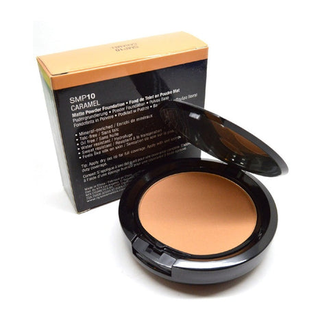 NYX Professional Makeup- Stay Matte But Not Flat Powder Foundation - SMP10 Caramel, 0.26 oz. 7.5g