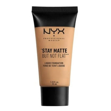NYX Professional Makeup- Stay Matte but Not Flat Liquid Foundation, 07 Warm Beige