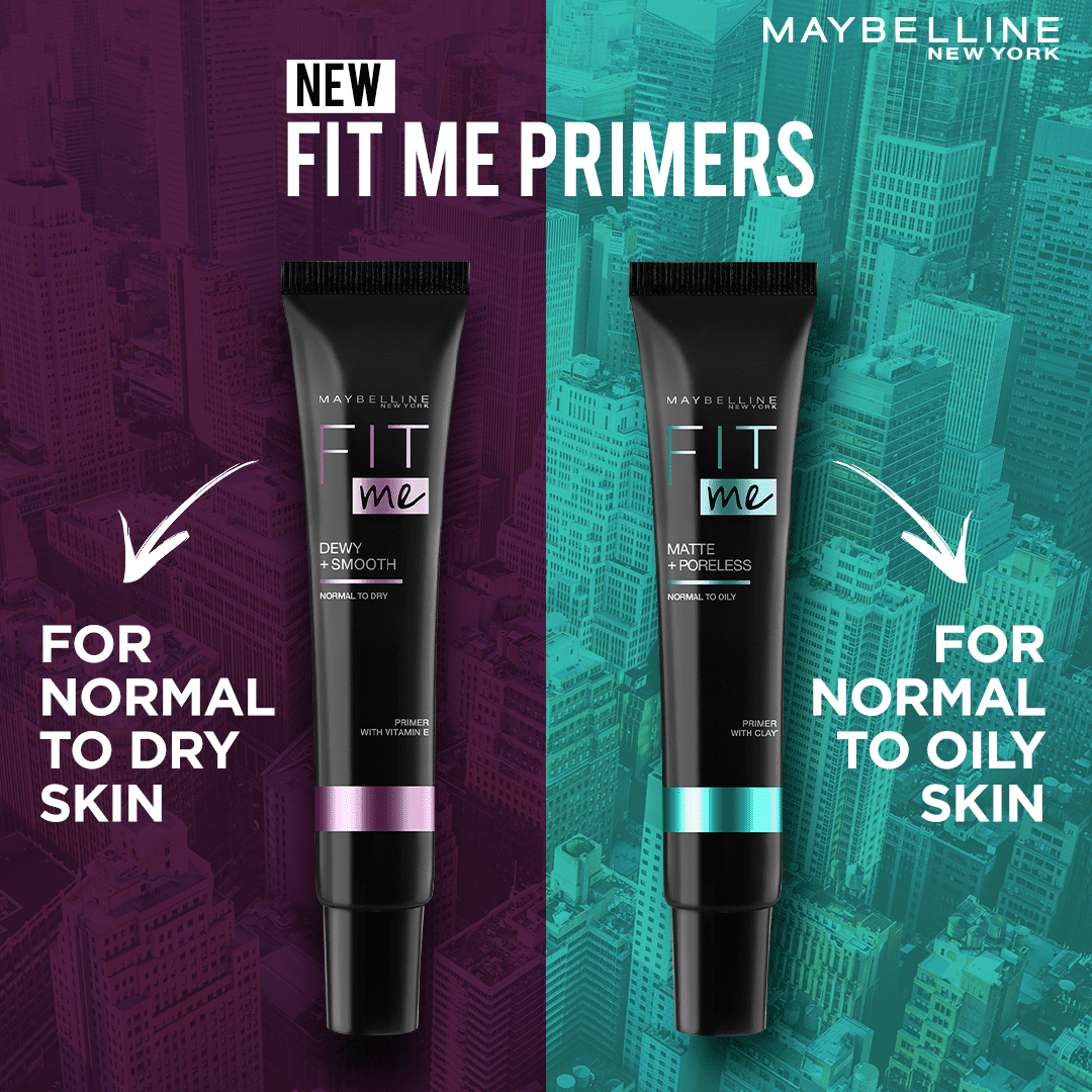 Maybelline New York- Fit Me Matte & Poreless Primer- Clear