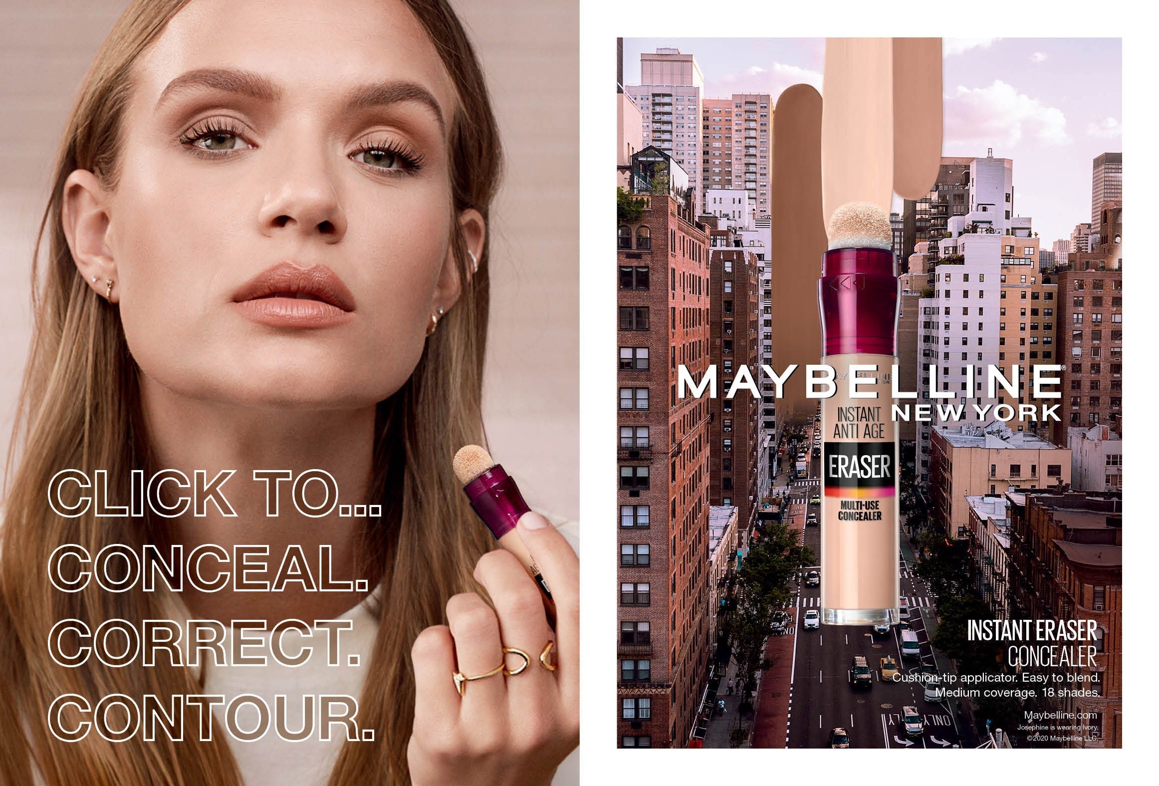 Maybelline New York- Instant Age Rewind Eraser - Dark Cicles Concealer Treatment - 122 Sand