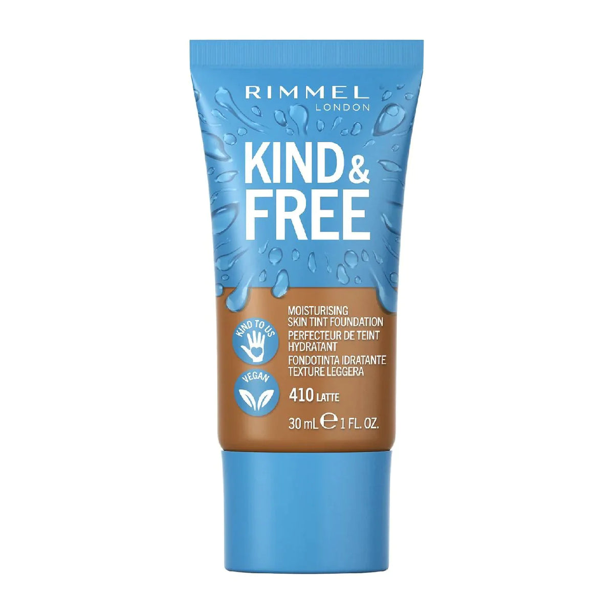 Rimmel Kind & Free Skin Tint Foundation - 410 Latte 30Ml