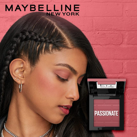 Maybelline New York- Blush, True to Colour Result, Fit Me Mono Blush, 60 Passionate, 4.5 g