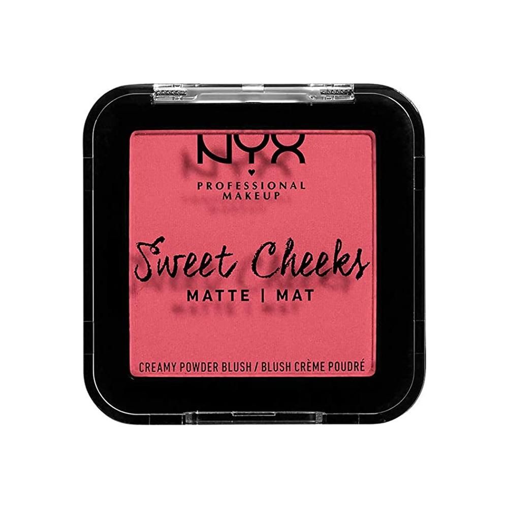 Copy of Nyx Professional Makeup Sweet Cheeks Creamy Powder Blush Matte, Bang Bang, Red Riot, 0.17 Ounce