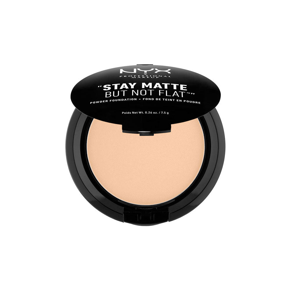 NYX Professional Makeup- Stay Matte But Not Flat Powder Foundation - 07 Warm Beige