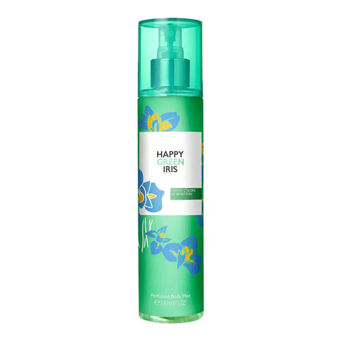 BENETTON BODY MIST HAPPY GREEN IRIS 236ML