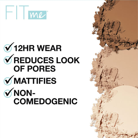 Maybelline New York- Fit Me Compact Powder 230 Natural Buff, 6gm