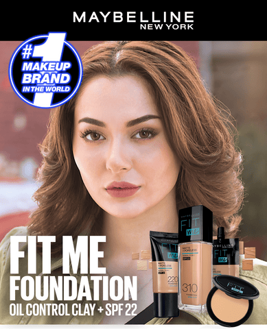 Maybelline New York- New Fit Me Matte + Poreless Liquid Foundation SPF 22 - 238 Rich Tan 30ml - For Normal to Oily Skin