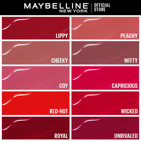 Maybelline New York - Super Stay®Vinyl Ink Longwear Liquid Lipcolor - Witty