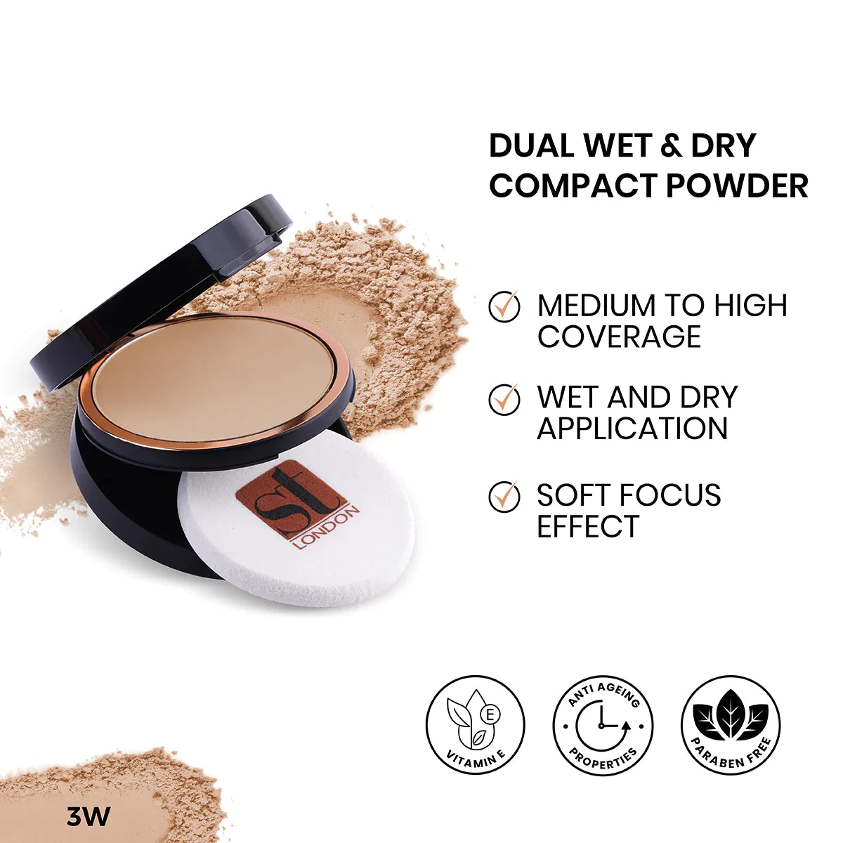 ST London - Dual Wet & Dry Compact Powder